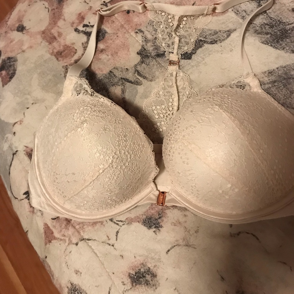 Pink bra
